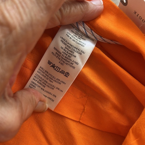 Maeve Orange Wide Leg Pants - Picture 10 of 11